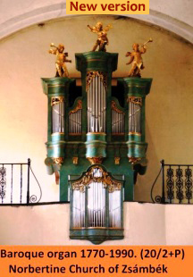 Baroque organ of Zsambek