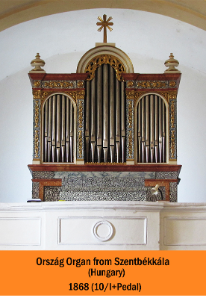 Országh organ of Szentbekkala