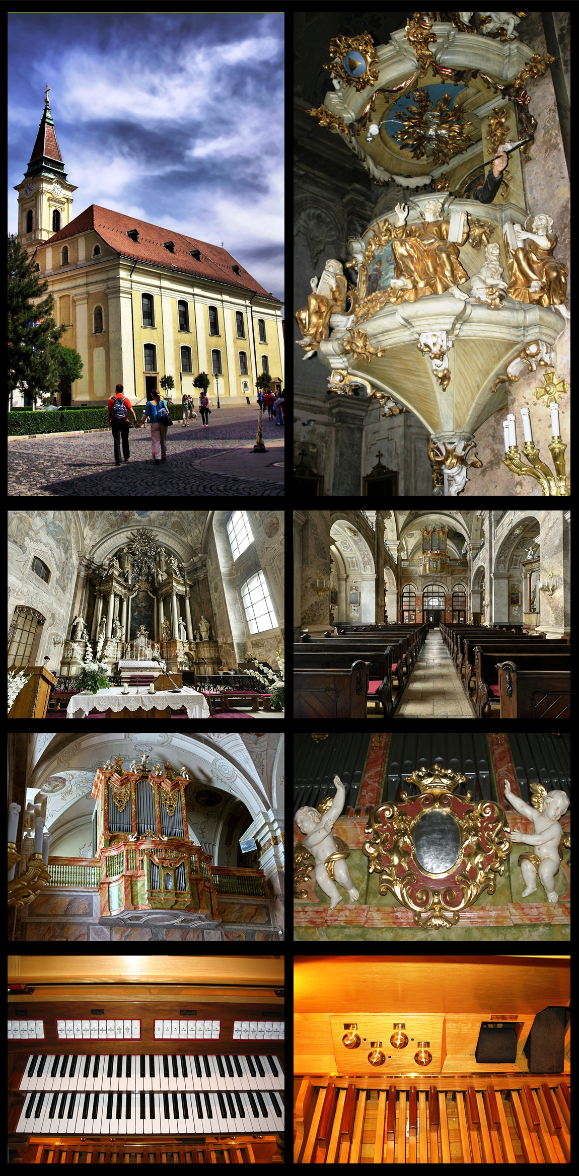 Franciscan Church from Szekesfehervar and Mauracher Organ