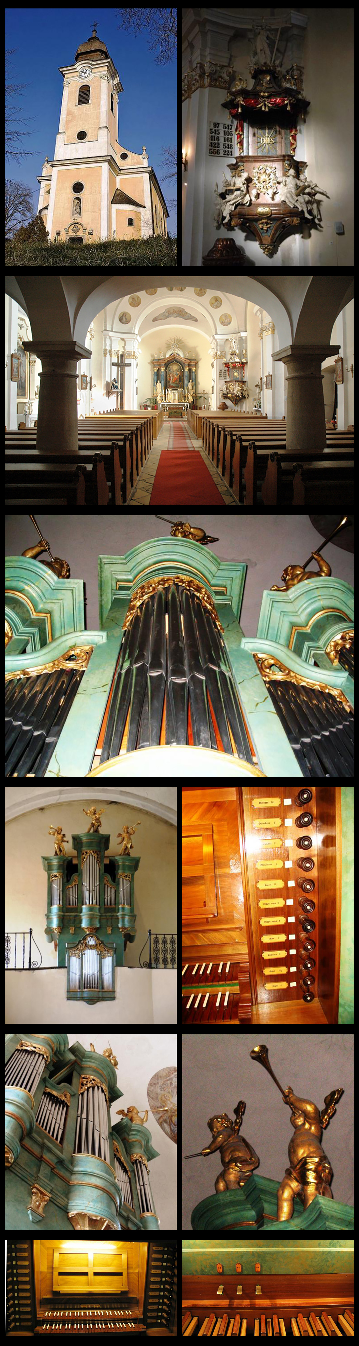 Norbertine's Church of Zsambek and Baroque Organ