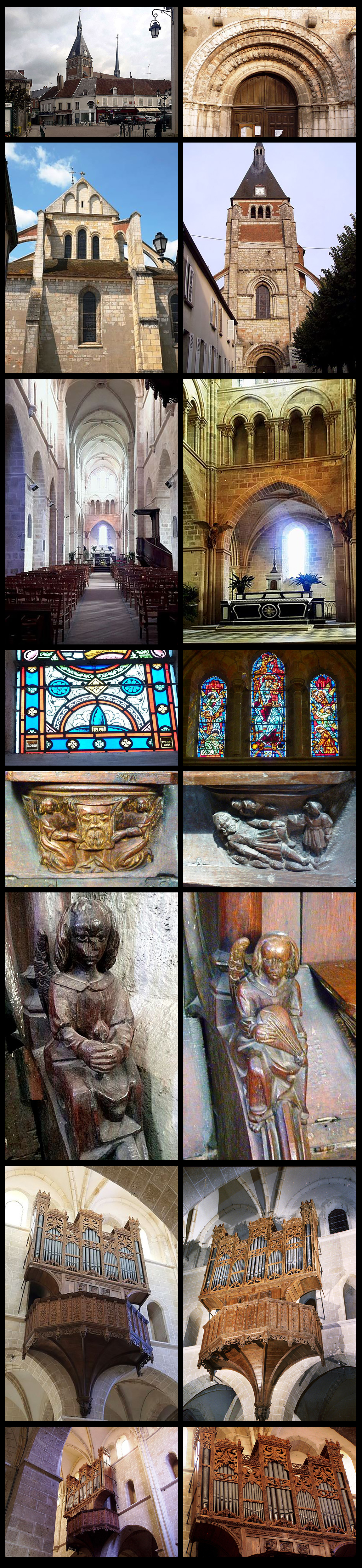  Notre Dame Church of Lorris and the Organ