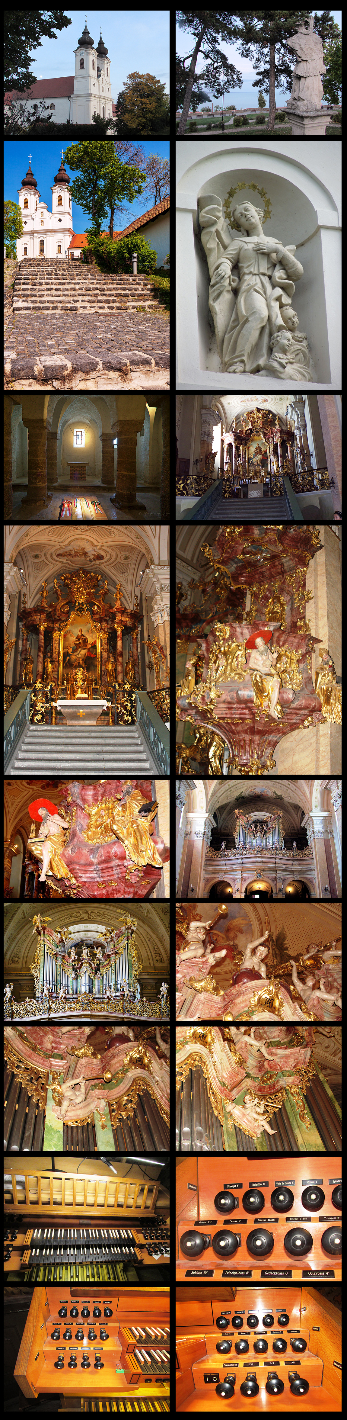 Benedictine Abbey in Tihany and the Aquincum Organ