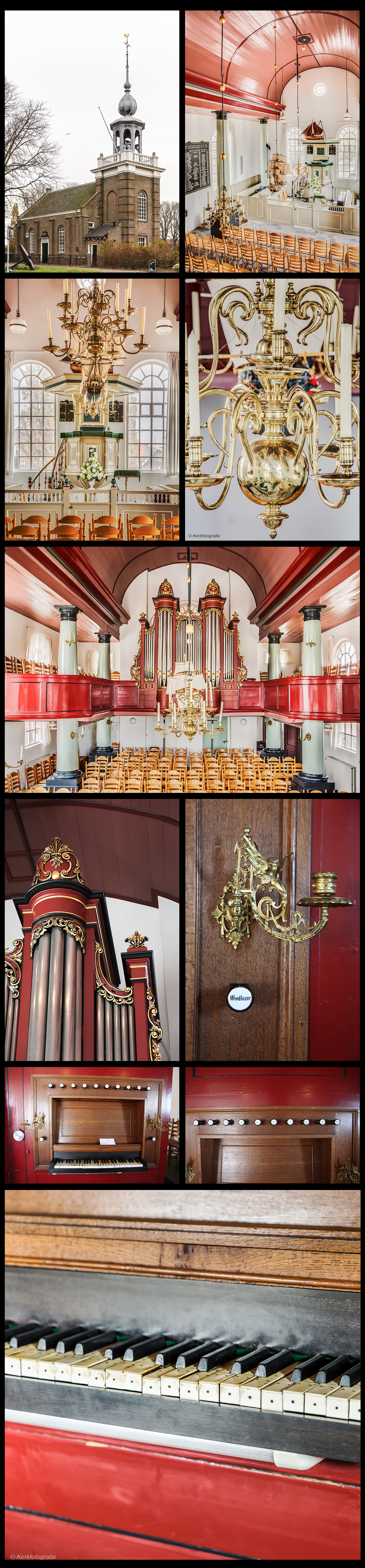 Urk - Kerkje aan de Zee and the Organ of Church