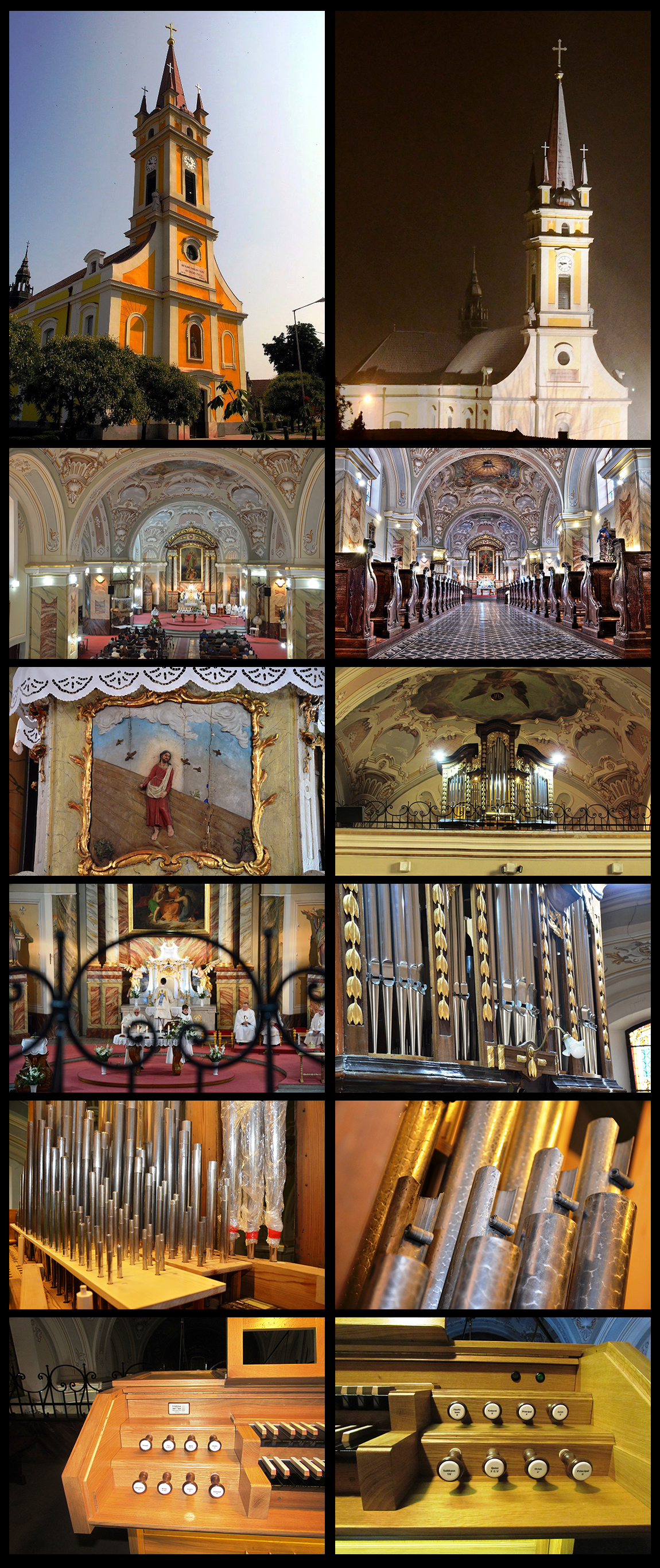 Catholic Church of Magyarkanizsa and the Organ