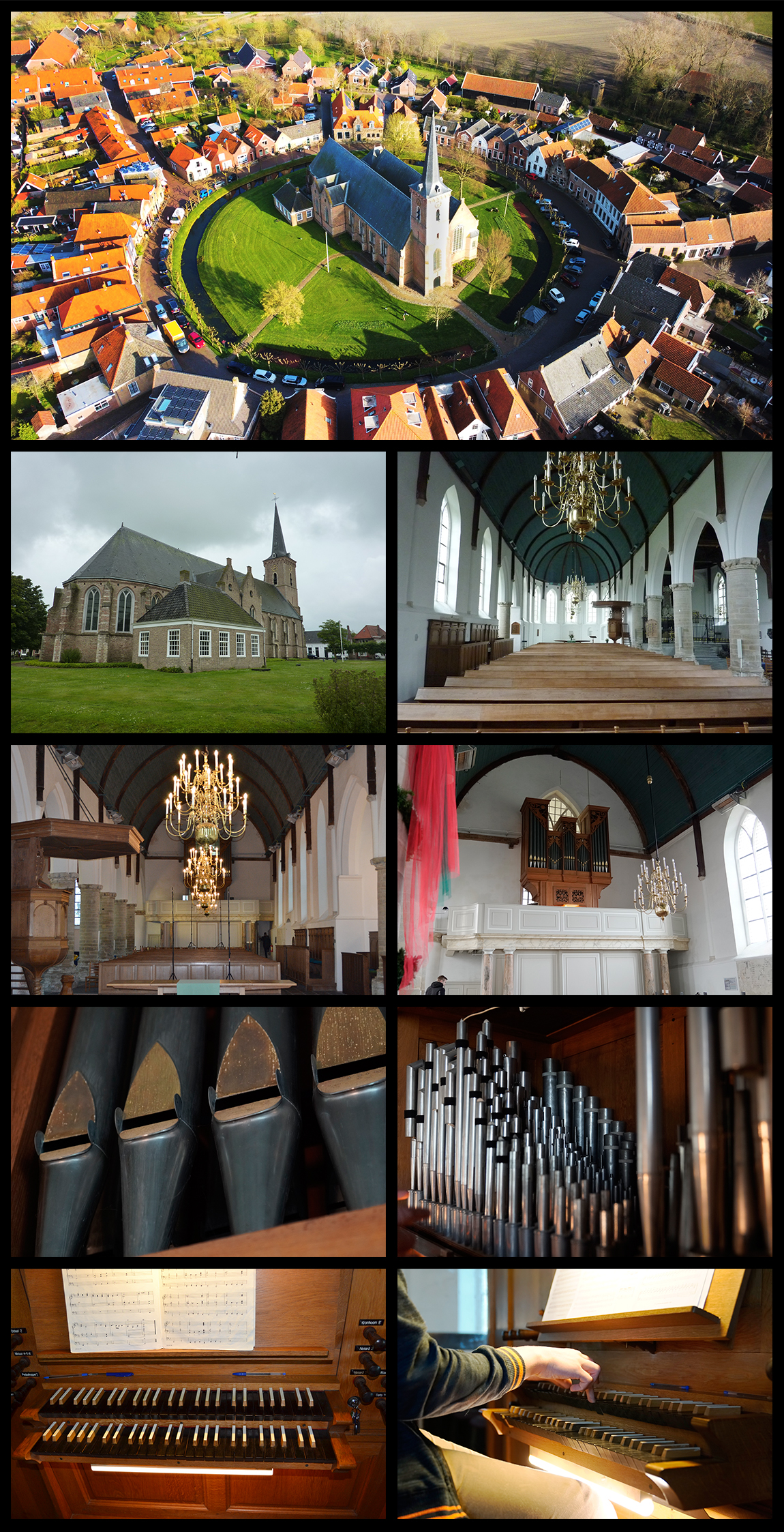 Adriaanskerk in Dreischor, and the Organ