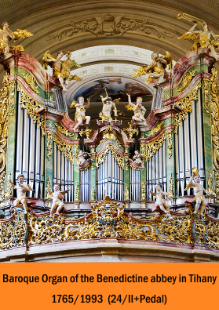Baroque Organ of the Benedictine Abbey in Tihany