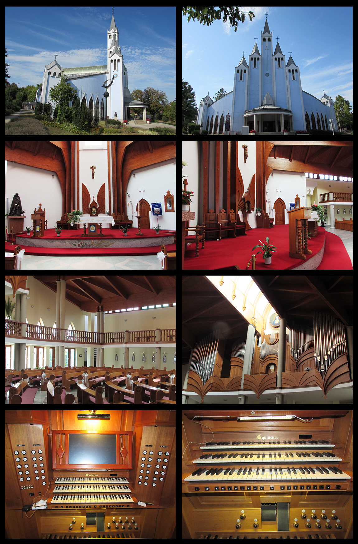 Holy Spirit Church in Hévíz and the Aquincum Organ