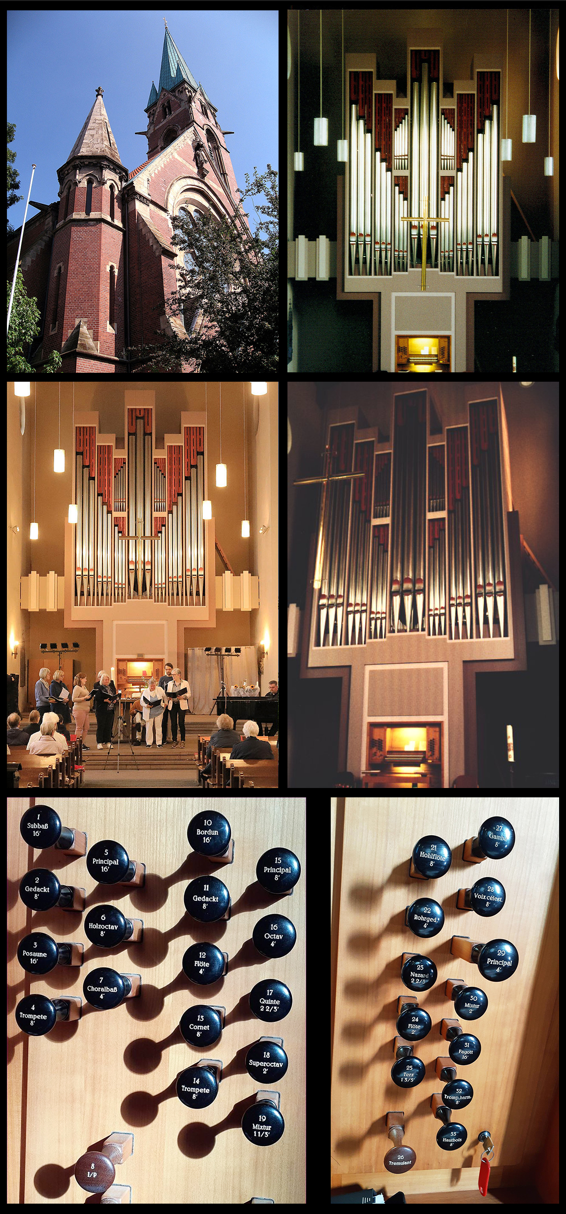 St. Paul's Church  in Dortmund and the Rieger Organ