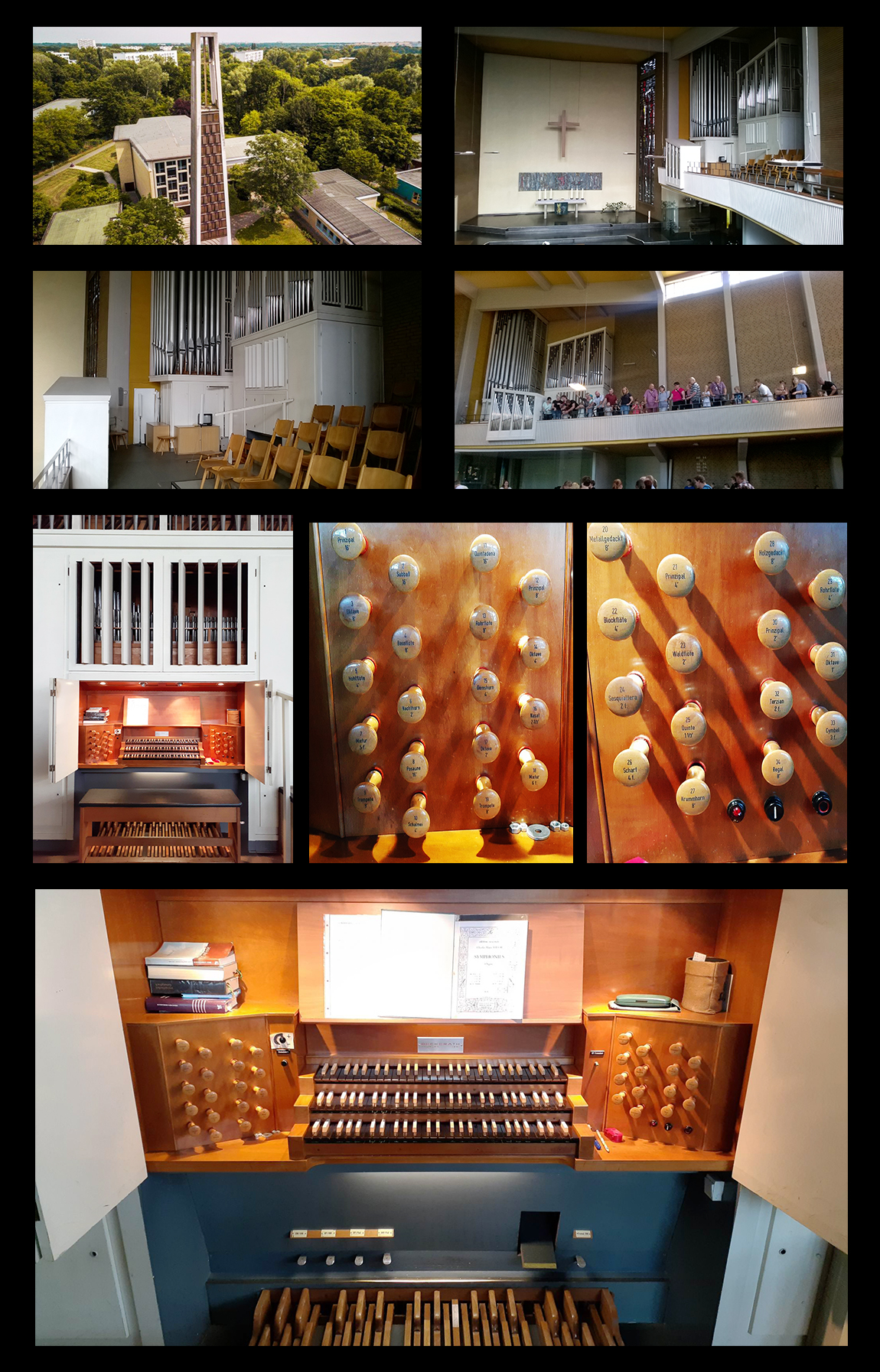 Christ Church  in Bremen-Vahr and the Beckerath Organ