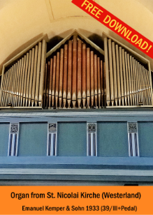 Kemper Organ from Westerland Kemper Organ from Westerland