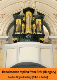 Renaissance  Organ replica from Szar