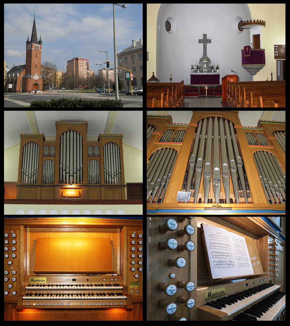Lutheran's Church from Fehérvár and the Organ